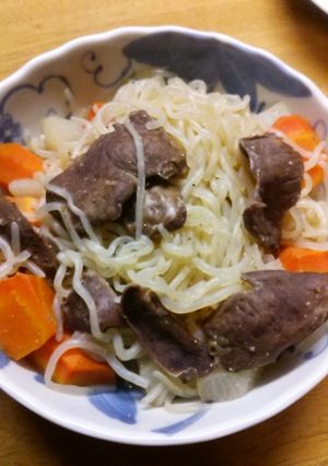 豚のハツと大根とにんじんと白滝と・・・-レシピのメイン写真