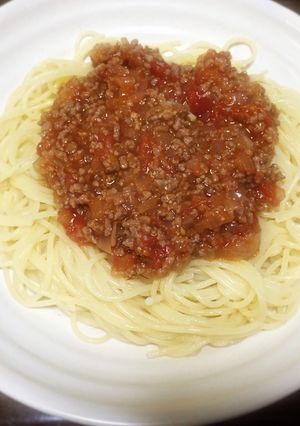 手作りミートスパゲッティ-レシピのメイン写真