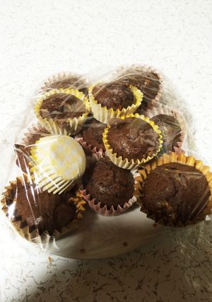 チョコチップバナナココアミニマフィン-レシピのメイン写真