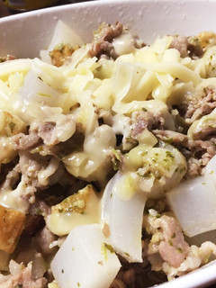 こんにゃくと豚こまのバジルソース炒め☆-レシピのメイン写真