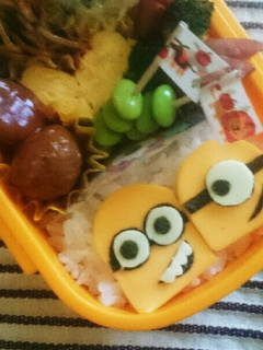 キャラ弁☆ミニオン☆簡単☆-レシピのメイン写真