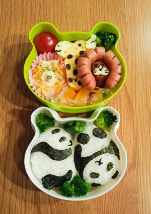 パンダおにぎり　動物園キャラ弁 遠足-レシピのメイン写真