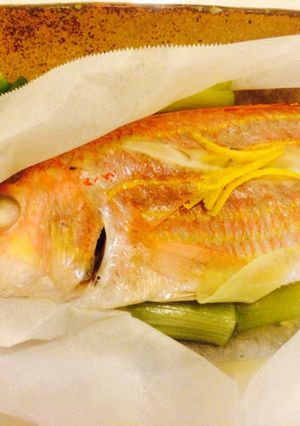 簡単♪柚子香る白身魚の酒蒸し。-レシピのメイン写真