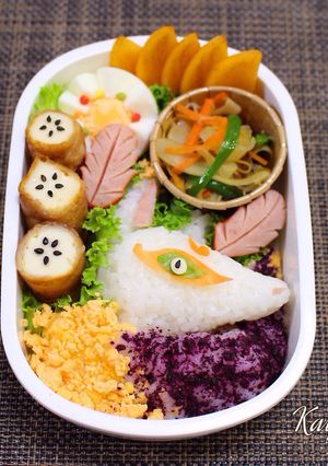 妖怪ウォッチ キュウビ弁当-レシピのメイン写真