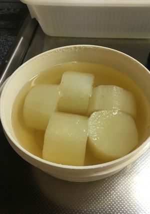 100均のラーメン丼で ダイエット 大根-レシピのメイン写真
