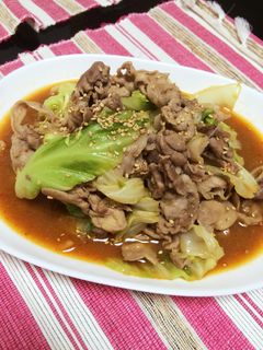 簡単!肉味噌ピリ辛炒め♥-レシピのメイン写真