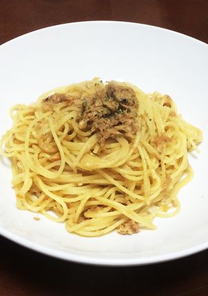 焦がしニンニクのツナマヨパスタ-レシピのメイン写真