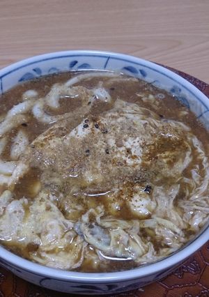 お手軽卵とじうどん-レシピのメイン写真