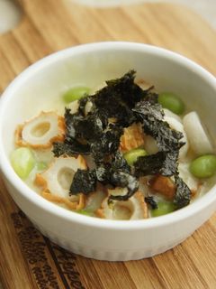 ちくわと枝豆ココットカマン-レシピのメイン写真