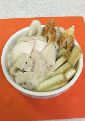 鶏ハムとネギのココットカマン-レシピのメイン写真