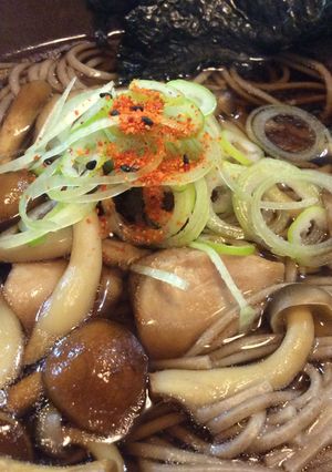 年越し蕎麦に！きのこ蕎麦♪-レシピのメイン写真