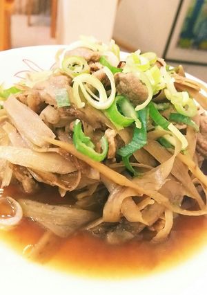 たっぷりごぼう♪豚肉煮物☆-レシピのメイン写真
