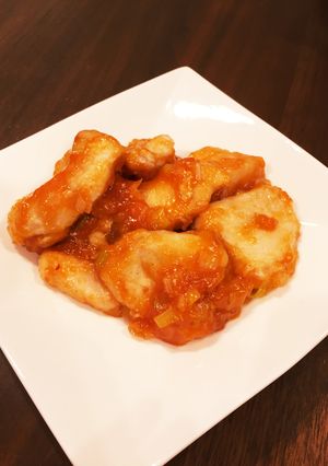 むね肉で鶏のチリソース☆-レシピのメイン写真