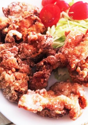 米粉がミソ！カリカリ♡絶賛♡唐揚げ♡-レシピのメイン写真