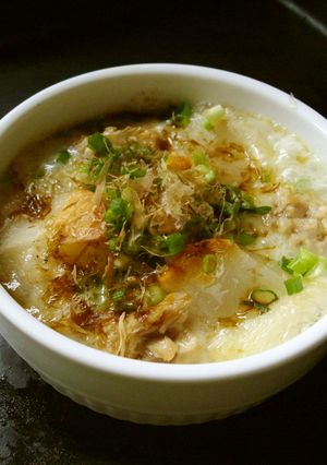 “和”のテイストで!餅入りココットカマン-レシピのメイン写真