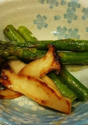 創味シャンタンのアスパラエリンギ炒め-レシピのメイン写真