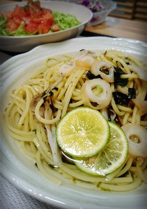 簡単松茸風味きのこスープパスタ-レシピのメイン写真