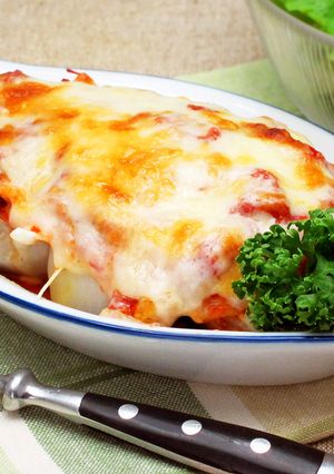 里芋のキムチーズ焼き-レシピのメイン写真