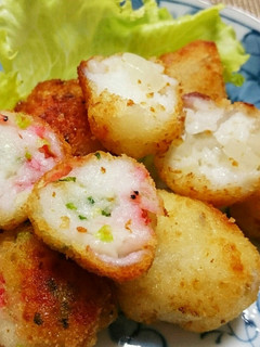 薄衣のはんぺんボールフライ (2種類)-レシピのメイン写真
