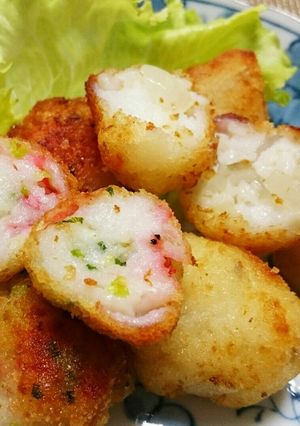 薄衣のはんぺんボールフライ (2種類)-レシピのメイン写真