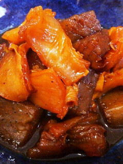 牛すじ肉とこんにゃくの味噌煮-レシピのメイン写真