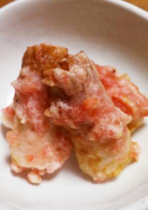 ほんのりピンク♪竹輪桜えび揚げ-レシピのメイン写真