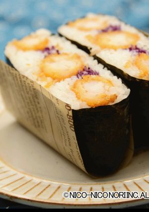 エビフライおにぎらず-レシピのメイン写真
