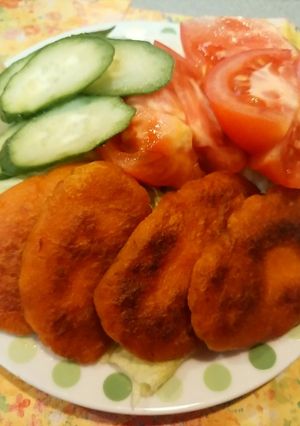 離乳食リメイク♪かぼちゃ＆にんじんもち-レシピのメイン写真