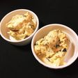 かぼちゃの皮でクッキークリーム風アイス♪