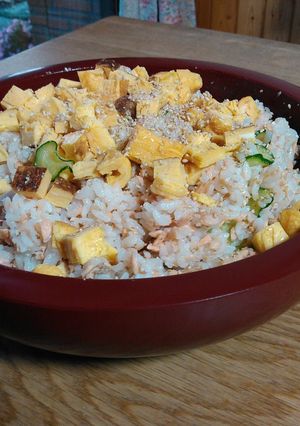 鮭ごはん-レシピのメイン写真