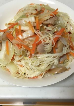 そうめんの創味シャンタン炒め-レシピのメイン写真
