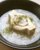 高野豆腐のはさみ煮のおろし長芋かけ