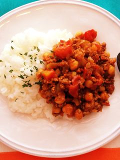 ひよこ豆のドライカレー-レシピのメイン写真