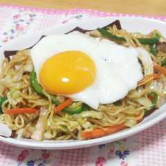 รูปของ 簡単 シンプル塩焼きそば