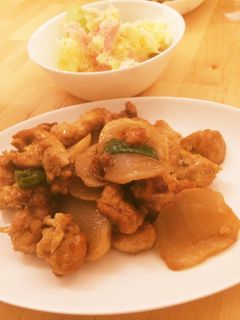 鶏肉とかぶのカレー炒め-レシピのメイン写真