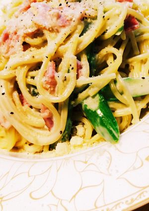【簡単】濃厚クリームパスタ-レシピのメイン写真