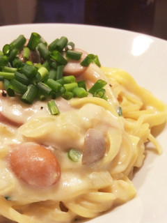 味噌がミソ!和風クリームパスタ-レシピのメイン写真