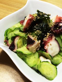 タコの酢の物-レシピのメイン写真
