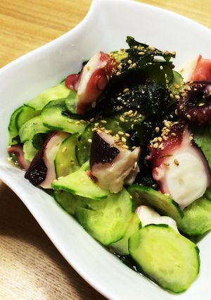 タコの酢の物-レシピのメイン写真