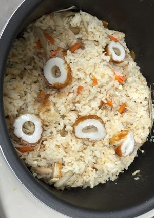 発芽玄米で★ちくわごぼうご飯★-レシピのメイン写真