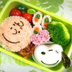 รูปของ キャラ弁☆スヌーピーとチャーリーブラウン