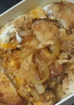 時短☆めんつゆで簡単カツ丼弁当-レシピのメイン写真