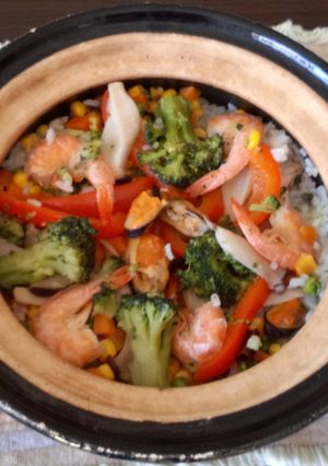 シーフード炊き込みご飯-レシピのメイン写真