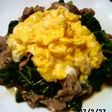 ほうれん草と豚肉の生姜炒め