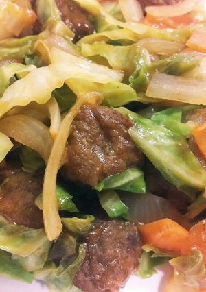 簡単☆ミートボールの野菜炒め-レシピのメイン写真