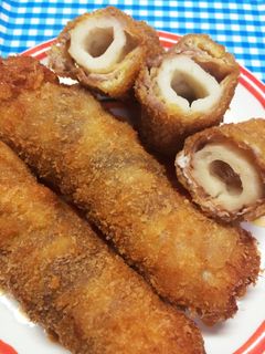 チクワの豚バラ肉巻きフライ-レシピのメイン写真