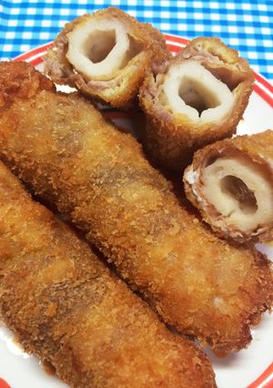 チクワの豚バラ肉巻きフライ-レシピのメイン写真