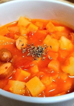 大学生の胃に優しいミネストローネ-レシピのメイン写真