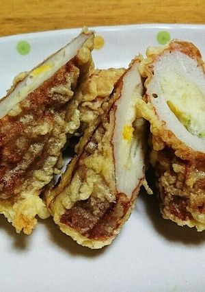 ちくわのポテサラ詰め揚げ-レシピのメイン写真