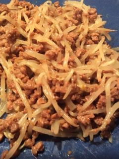 大豆のお肉ともやしの簡単炒め-レシピのメイン写真